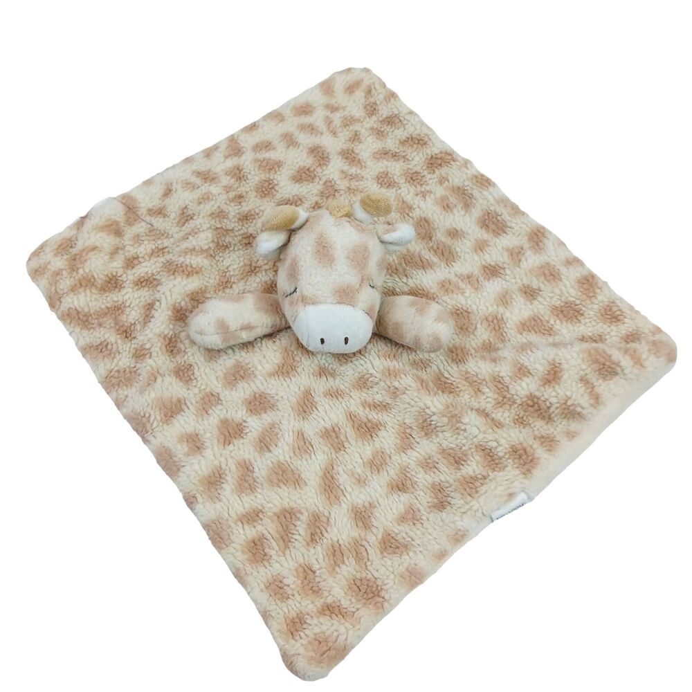 Kelly Toy Baby Giraffe Security Blanket Lovey Lovie Rattle Plush 14x14